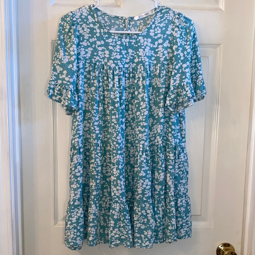 Beachsissi Floral Babydoll Dress Tunic - Picture 3 of 10